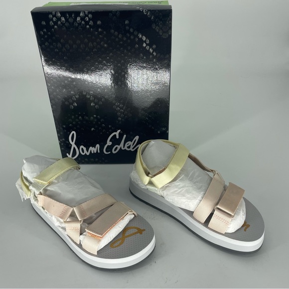 SAM EDELMAN NWT MARIACE STRAP SANDALS IN PASTEL MULTI STRAPPY 7 7.5, 8.5 9 9.5 - Picture 3 of 13